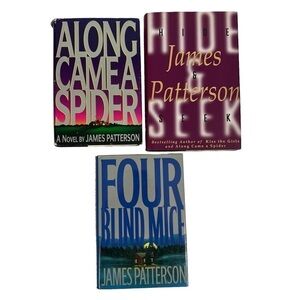 James Patterson Fiction Books/Novels Lot/3 Hardcover Dust Jacket Thriller/Crime